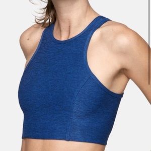 Outdoor Voices Athena Crop in Deep Blue